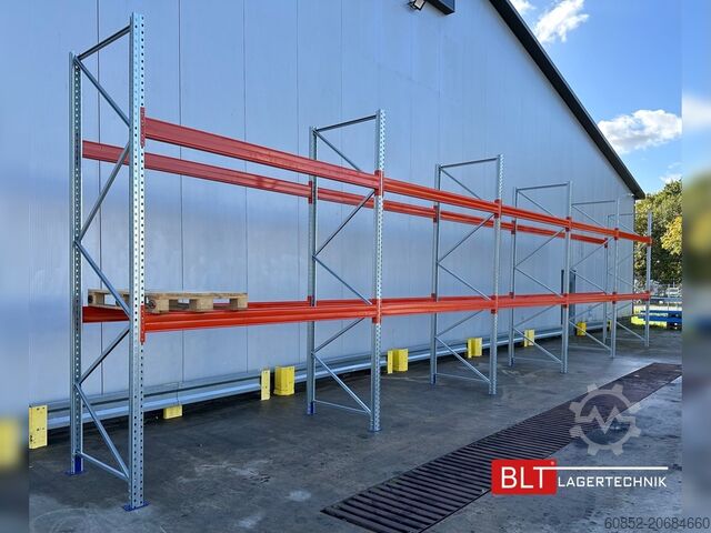 Ağır hizmet tipi raf ca. 14 lfm. Palettenregale H: 350cm Fachlast: 3000 kg , 45 Palettenplätze