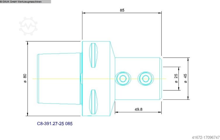 Gereedschapshouder SANDVIK COROMANT Adapter ISO 9766