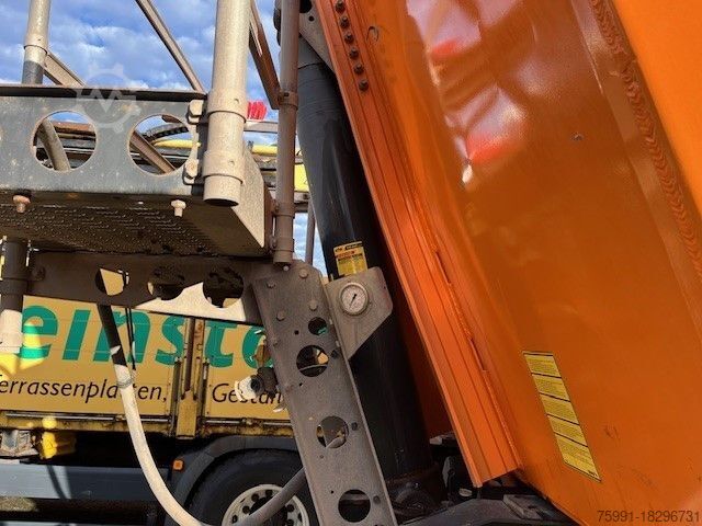 Volquete semirremolque SCHMITZ CARGOBULL SKI 24 7,2 Alu Kastenmulde  Verschleißboden neu