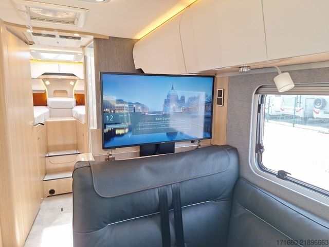 Halvintegrerad husbil HYMER/ERIBA B-Klasse ML T BlackLine 780 Autarkie XL, Arktis