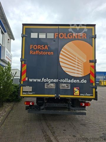 Furgão fechado DAF LF 210 PS , Schlafkabine, Möbeltransporter
