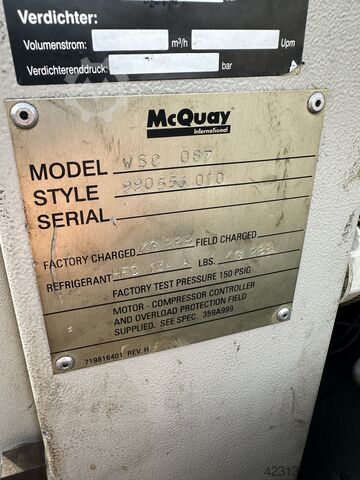 Soğutma makinesi McQuay WSC087L