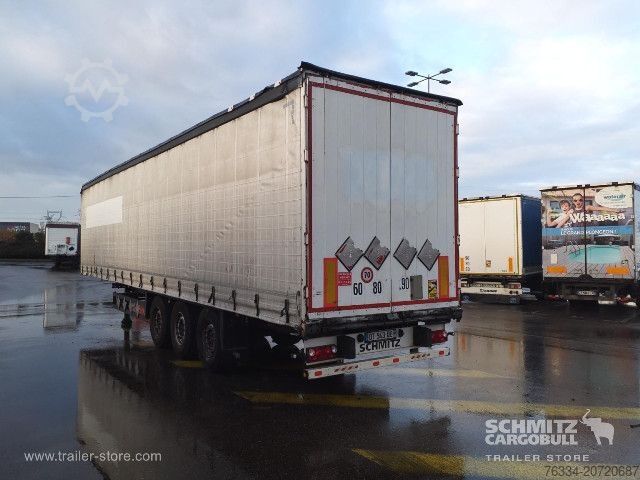 Open semitrailer with tarp Schmitz Cargobull Semitrailer Curtainsider Standard