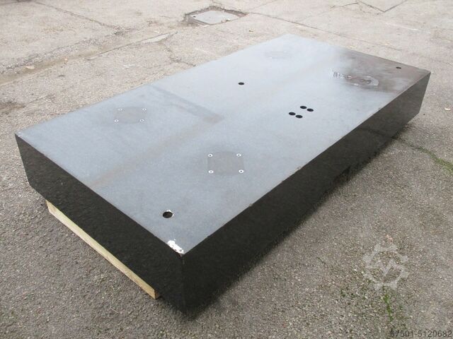 Granitmätplatta Mätplatta Granit Anreißtisch Werktisch 2550x1310mm Steinmessplatte Granitmesstisch