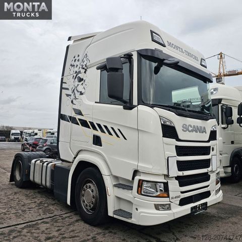 Standardowy ciągnik siodłowy SCANIA R 450, Retarder, Standklima, 2 Tanks,1. Hand TÜV