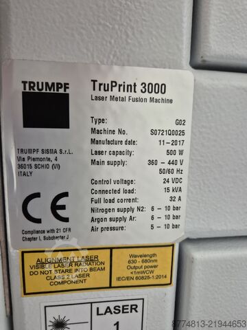 TruPrint 3000 TRUMPF TruPrint 3000