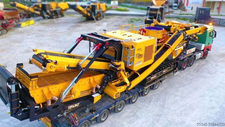 Concasoare cu con / concasoare de piatra FABO cone crusher / stone crusher 100-200 TPH Cone crusher FTC-200S