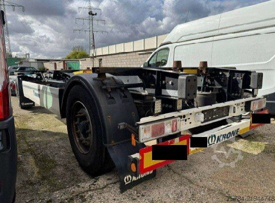 Rimorchio con telaio KRONE ANHäNGER LAFETTE AZW 18ELB9  STANDARD DREHSCHEMEL, MIETKAUF MGL.