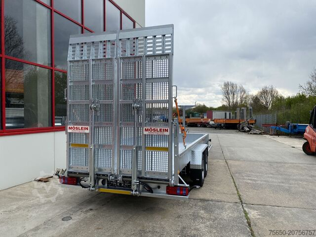 Low loader trailer Möslein TT 11-E6x2 hydr. Rampen Tieflader für Fräsen breiten hydraulischen Rampen, Neu