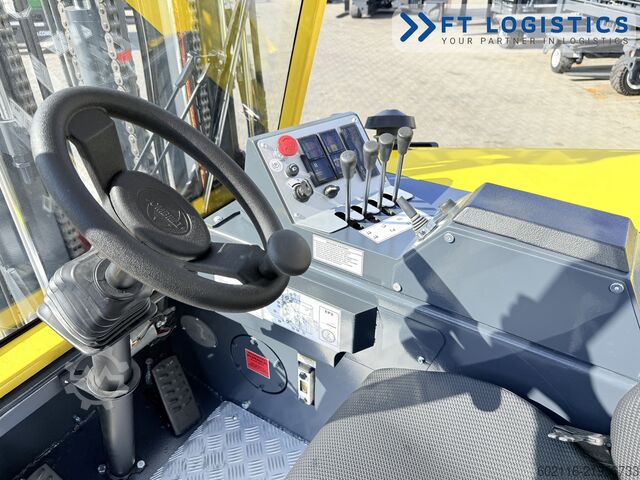 Carrello elevatore a 4 direzioni Combilift CB4500 GAS TRIPLEX 6400 FORK POSITIONER
