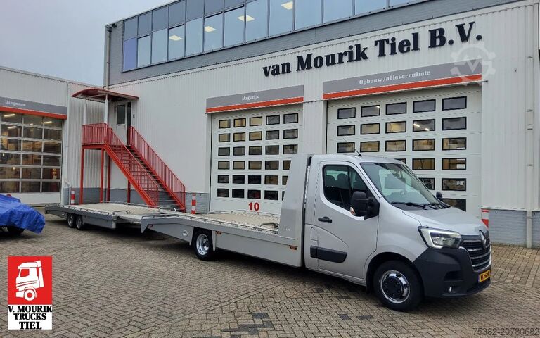 Vozilo za prevoz automobila Renault Master 165 PK OPRIJWAGEN MET HULPLUCHTVERING VF...