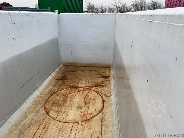 Kampós konténer CONTAINER SCARRABILE USATO A CIELO APERTO CON GRU