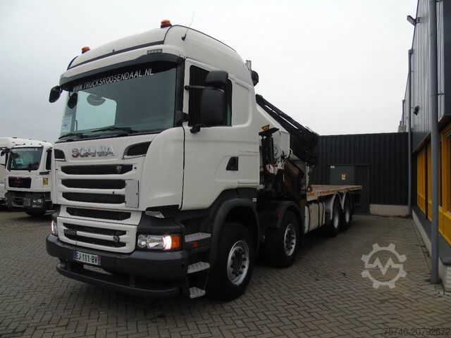 Crane truck Scania R 520 V8 + PALFINGER 72002 6X + JIB 4X + WINCH ...