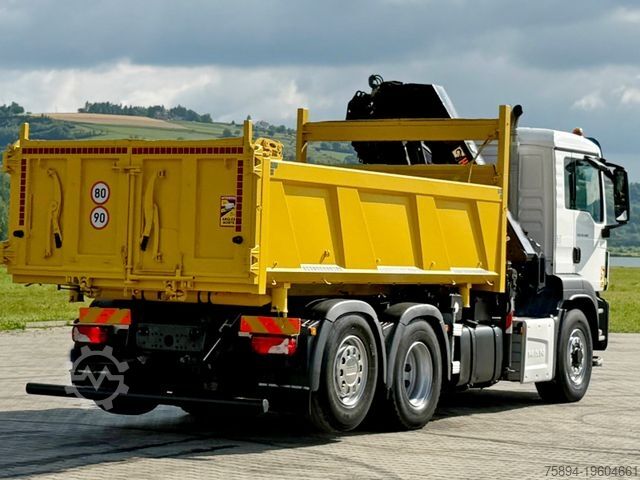 Kiepwagen MAN TGS 26.400 * HIAB X-HIDUO 188 E-3 + FUNK * 6x4