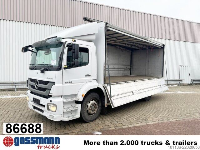 Vrachtwagen met bakwagen Mercedes-Benz Axor 1833 L 4x2, Getränkekoffer