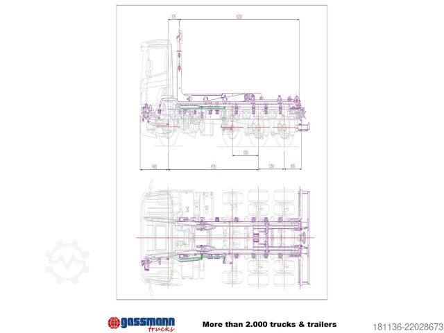 Hákový nosič kontejnerů  T12-45-S Abrollanlage