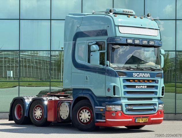 Standard dragbil SCANIA R500 V8 EURO 5 RETARDER 6x2 TWINSTEER MANUAL GEA