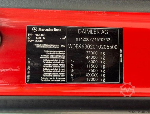 Kølebil MERCEDES-BENZ Actros 2642 HEIWO ISOLATED BOXES DOUBLE DOORS TR