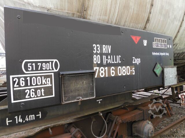 Cryogene tankwagons, gas, wagons, CO2 Rheinstahl AG 