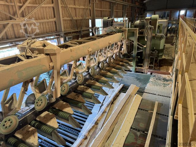 Complete sawmill (stationary) EWD 7-stielige Doppelwellenkreissäge DWK 700 T-6 340