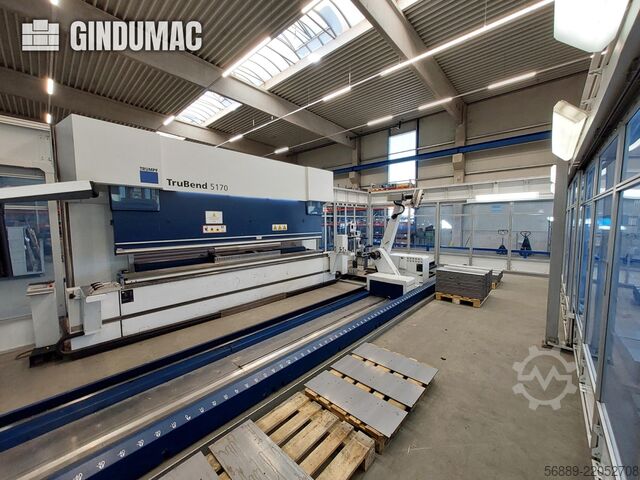 TRUMPF TRUBEND CELL 5000 med TRUMPF TruBend 5170 og Bend Master 60 TRUMPF TRUBEND CELL 5000 with TRUMPF TruBend 5170 and Bend Master 60
