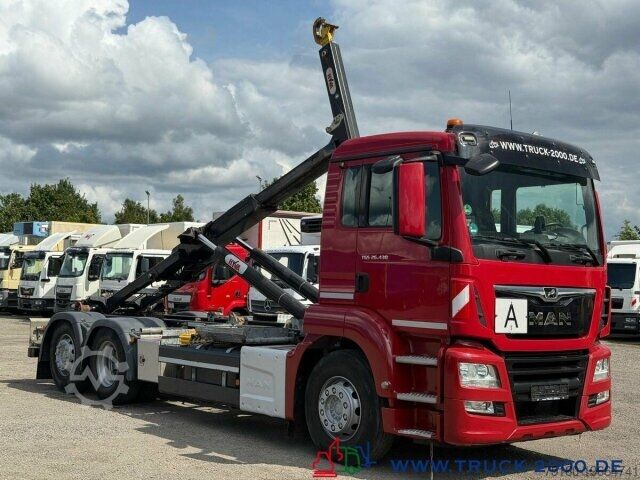 Haakarm vrachtwagen MAN TGS 26.430 Hyva 60.20S Retarder Lenk Liftachse