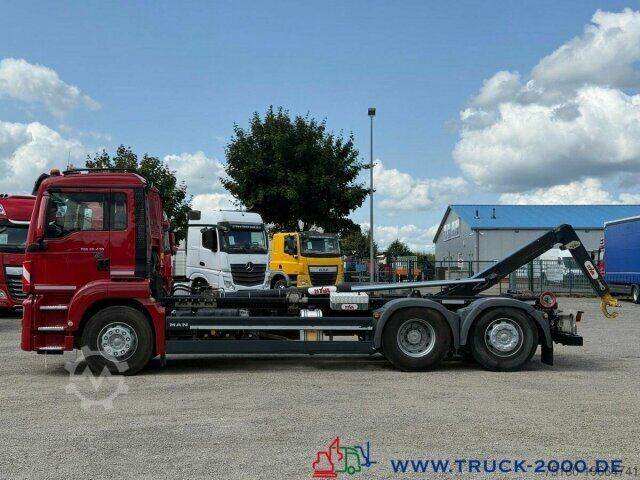 Haakarm vrachtwagen MAN TGS 26.430 Hyva 60.20S Retarder Lenk Liftachse