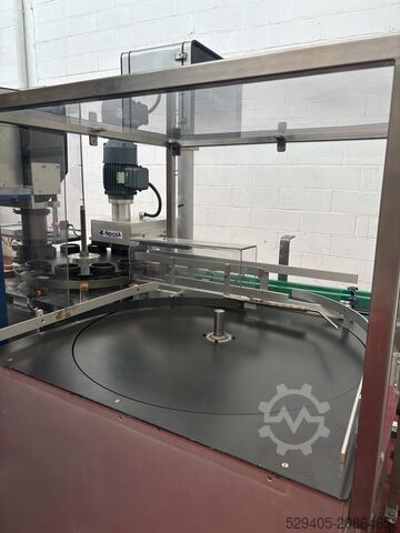 Automatyczna linia napełniająco-zamykająca do puszek / słoików / konserw / sztywnych opakowań Indosa Matic 100