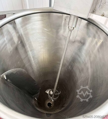 Conische trechter op mobiel chassis Then -