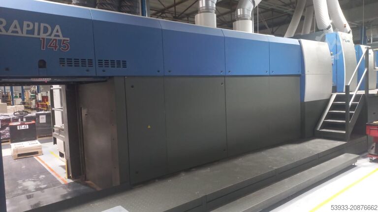 Offset printing press KBA Rapida RA 145-6+LTTL ALV
