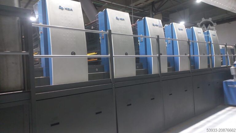 Offset printing press KBA Rapida RA 145-6+LTTL ALV