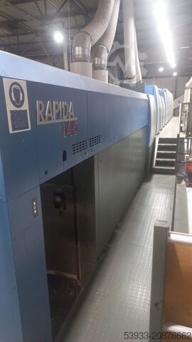 Offset printing press KBA Rapida RA 145-6+LTTL ALV