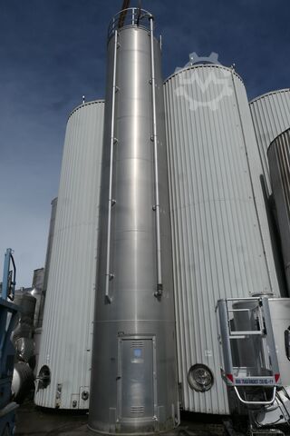 3 x 48 m³ aluminium silos, diameter 2,400 mm Zeppelin 
