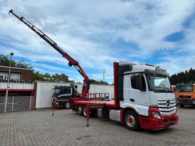 Jeřáb na nákladním automobilu MERCEDES-BENZ 2642 Pritsche Plattform BDF+PK 27000 Kran+Seilw.