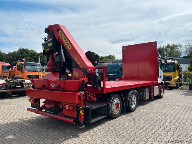 Jeřáb na nákladním automobilu MERCEDES-BENZ 2642 Pritsche Plattform BDF+PK 27000 Kran+Seilw.