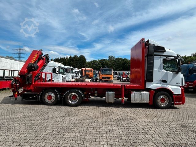Jeřáb na nákladním automobilu MERCEDES-BENZ 2642 Pritsche Plattform BDF+PK 27000 Kran+Seilw.