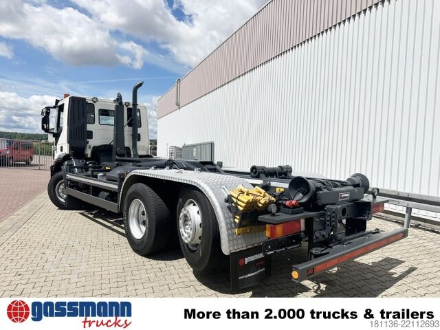 Φορτηγό γερανός roll-off Iveco Stralis AD260S36 6x2/4, EEV, Meiller RK 20.70,