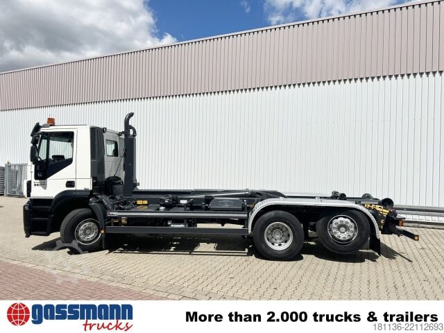 Φορτηγό γερανός roll-off Iveco Stralis AD260S36 6x2/4, EEV, Meiller RK 20.70,