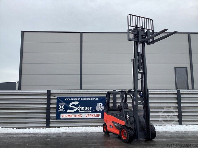 Elektrisk 4 -hjulig gaffeltruck Linde E40L-01/600 Container Version