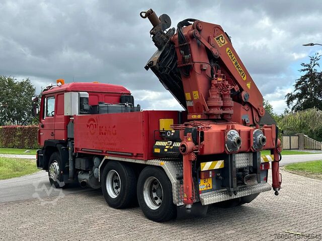 Kranwagen MAN F16 25.502 V10 PALFINGER PK52000 52TM CRANE/GRU...
