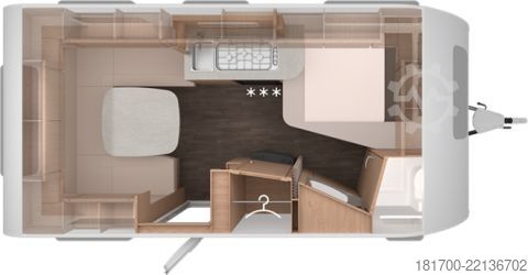 Przyczepa kempingowa Knaus Sport 450 FU 1.800kg*Klima*Steckdosen Plus
