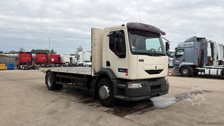 Platte bak Renault Midlum 270 (18 TONNES / BOITE MANUELLE / MANUAL...