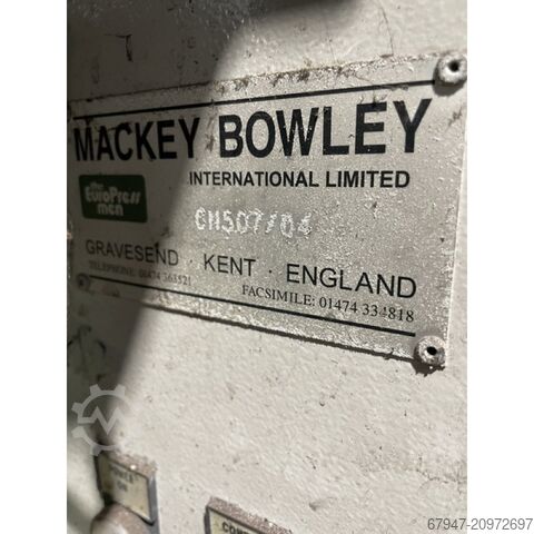 Mackey Bowley hydraulpress, kapacitet 100 ton, MACKEY BOWLEY PRESS