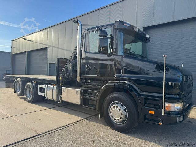 Kranbil Scania 124G 400 Torpedo / 6X2 / HIAB 195 / Retarder / ...