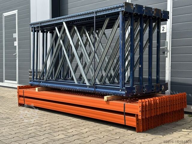 Palletstelling Stellingen hoogbouwmagazijn Mecalux / 25.3 lfm. / St.: 2.300x1.100mm / Tr.: 2.700 mm