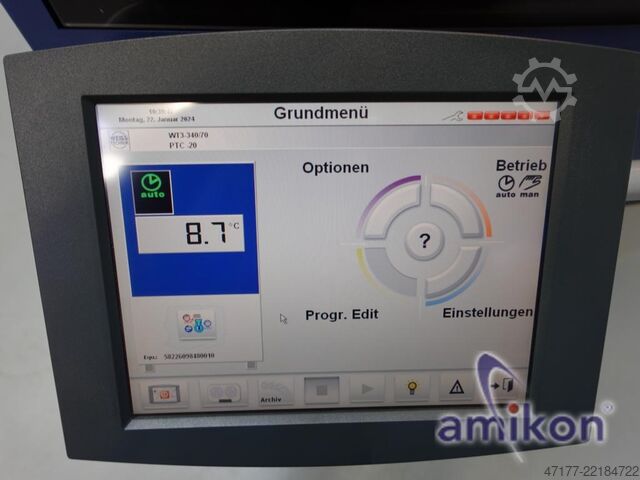 Szafa temperaturowa 335 litrów Weiss WT3-340/70 -72°C bis +180°C