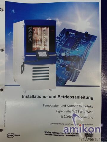 Armadio per test di temperatura 600 litri Weiss WT3-600/40 -42°C bis +180°C