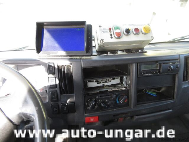 Çöp kamyonu Isuzu NPR 75 Müllwagen Provence Benne - Faun
