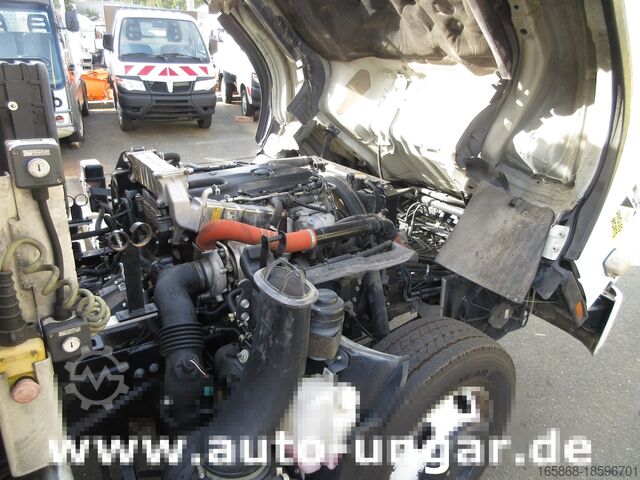 Hulladékszállító teherautó Isuzu NPR 75 Müllwagen Provence Benne - Faun