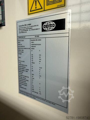 Generator set FG Wilson P200-3 - 200 kVA Genset - DPX-16011